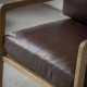 Gallery Direct Cortona Accent Chair in Vintage Brown