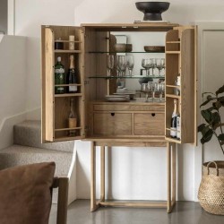 Gallery Direct Craft Cocktail Cabinet