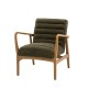 Gallery Direct Datsun Accent Chair in Green Boucle Fabric