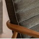 Gallery Direct Datsun Accent Chair in Green Boucle Fabric