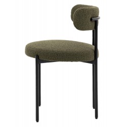 Gallery Direct Aveley Dining Chair - Green - Price for a pack of 2