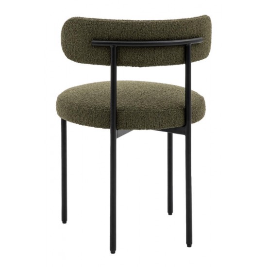 Gallery Direct Aveley Dining Chair - Green - Price for a pack of 2