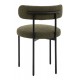 Gallery Direct Aveley Dining Chair - Green - Price for a pack of 2