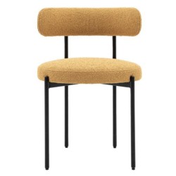 Gallery Direct Aveley Dining Chair - Ochre - Price for a pack of 2