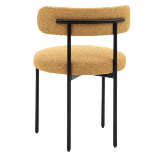 Gallery Direct Aveley Dining Chair - Ochre - Price for a pack of 2