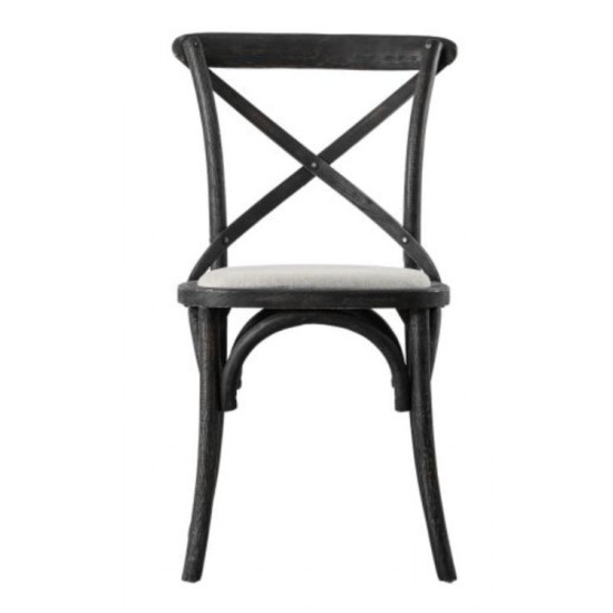 Gallery Direct Café Dining Chairs - Linen - Price for a pair