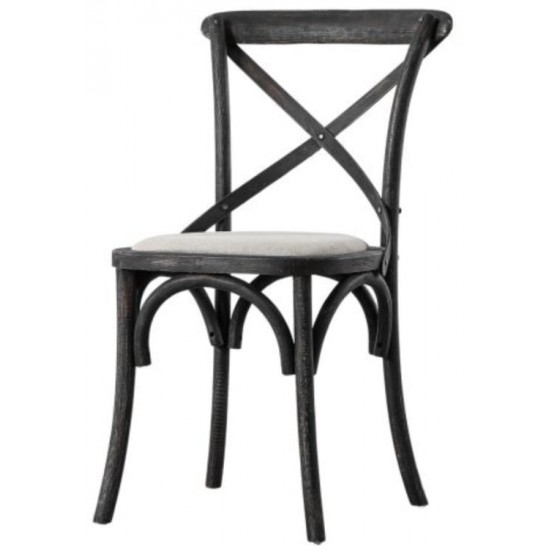 Gallery Direct Café Dining Chairs - Linen - Price for a pair