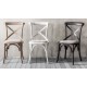 Gallery Direct Café Dining Chairs - Linen - Price for a pair