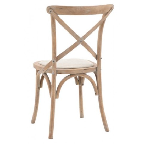 Gallery Direct Café Dining Chairs - Linen - Price for a pair