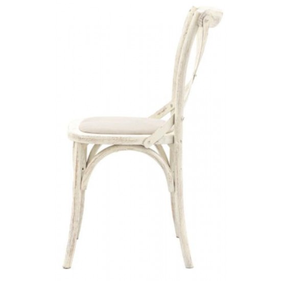 Gallery Direct Café Dining Chairs - Linen - Price for a pair