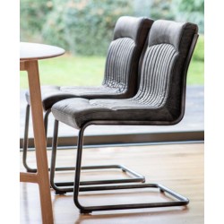 Gallery Direct Capri Dining Chair - Antique Ebony