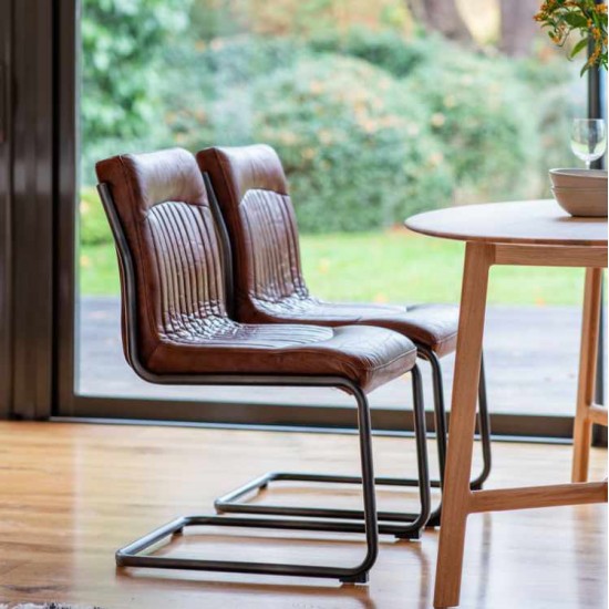 Gallery Direct Capri Dining Chair - Brown