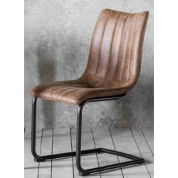 Gallery Direct Edington Dining Chair - Brown - Price for a Pack of 2