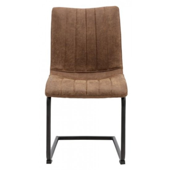 Gallery Direct Edington Dining Chair - Brown - Price for a Pack of 2