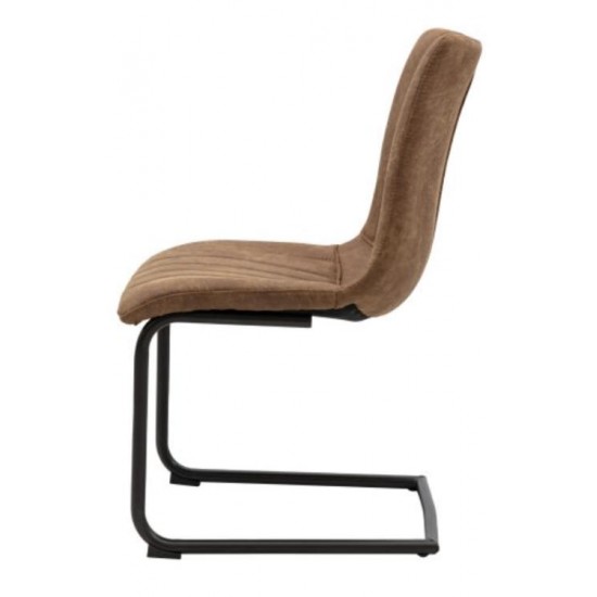 Gallery Direct Edington Dining Chair - Brown - Price for a Pack of 2