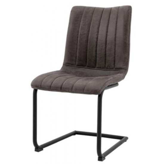 Gallery Direct Edington Dining Chair - Grey - Price for a Pack of 2