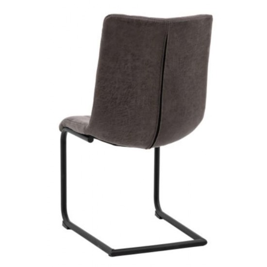 Gallery Direct Edington Dining Chair - Grey - Price for a Pack of 2