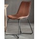 Gallery Direct Hawking Chair - Brown - Price for a pack of 2