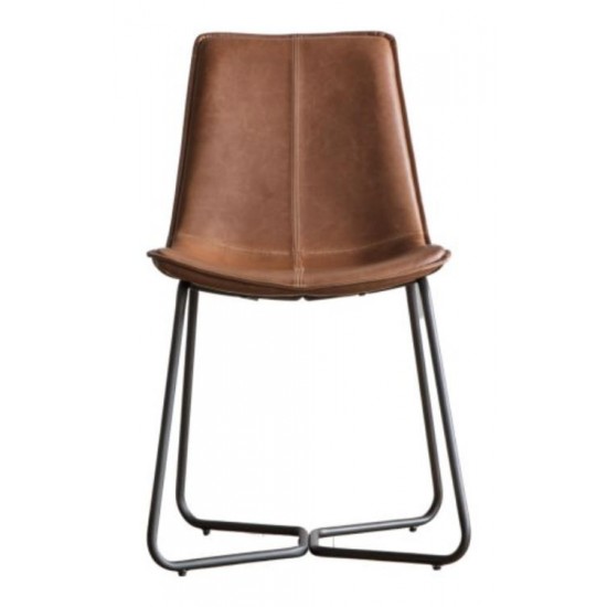 Gallery Direct Hawking Chair - Brown - Price for a pack of 2