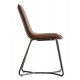 Gallery Direct Hawking Chair - Brown - Price for a pack of 2