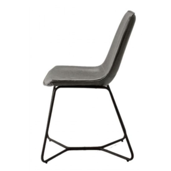 Gallery Direct Hawking Chair - Charcoal - Price for a pack of 2