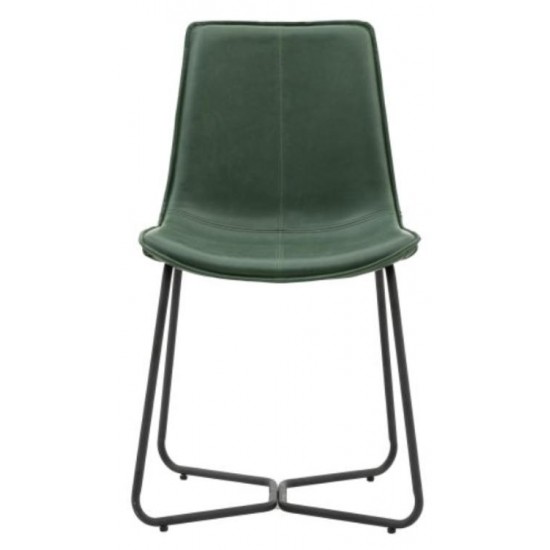 Gallery Direct Hawking Chair - Green - Price for a pack of 2