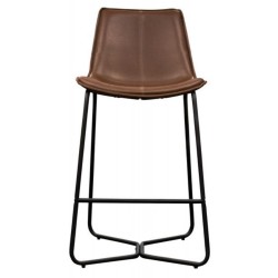 Gallery Direct Hawking Bar Stool - Brown - Price for a pack of 2