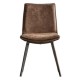 Gallery Direct Hinks Dining Chair - Brown - Price for a Pack of 2