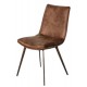 Gallery Direct Hinks Dining Chair - Brown - Price for a Pack of 2