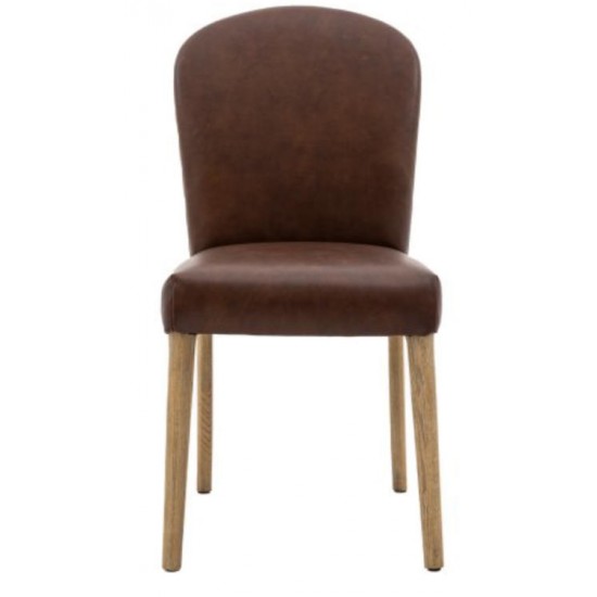 Gallery Direct Hinton Dining Chairs - Brown - Price for a pair