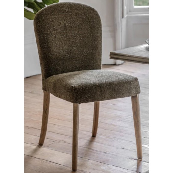 Gallery Direct Hinton Dining Chairs - Green - Price for a pair