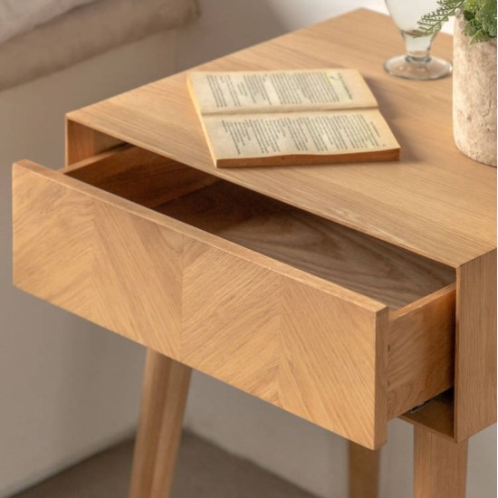 Gallery Direct Milano Side Table with Drawer