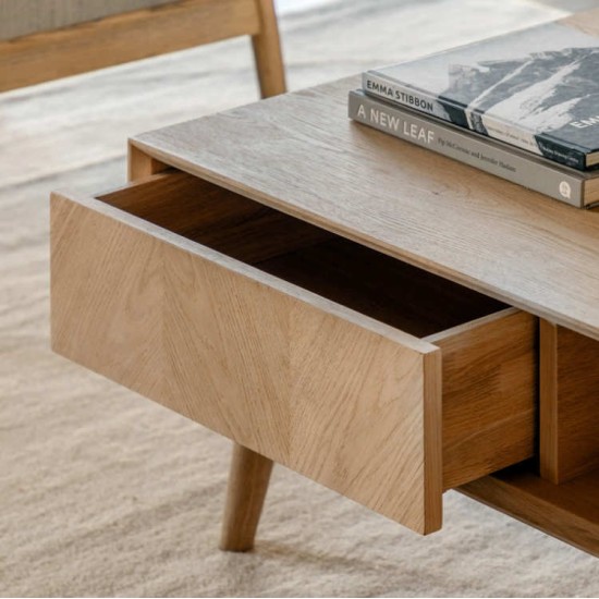 Gallery Direct Milano Coffee Table with Drawers