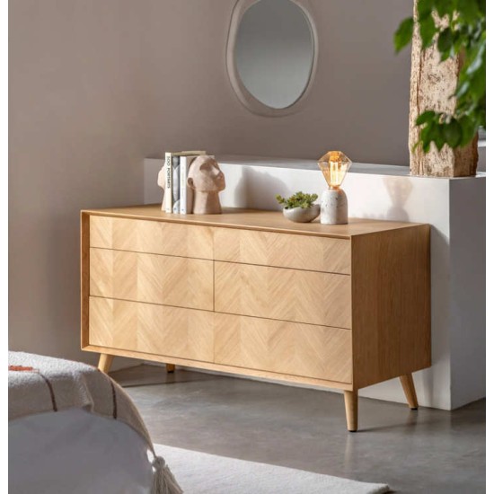 Gallery Direct Milano 6 Drawer Chest 