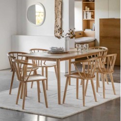 Gallery Direct Milano Dining Table - Fixed Top 