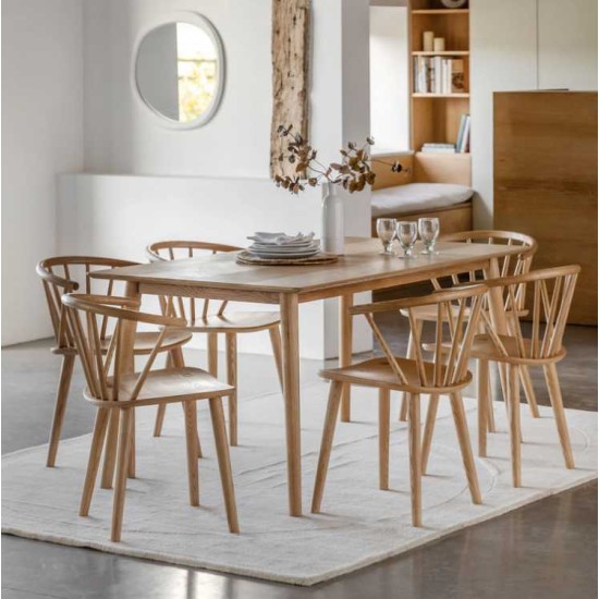 Gallery Direct Milano Dining Table - Fixed Top 