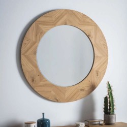 Gallery Direct Milano Round Wall Mirror 