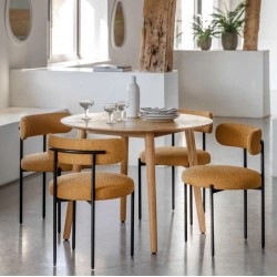 Gallery Direct Milano Round Table - Fixed Top