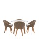 Gallery Direct Avena Round Table & 4 Chairs