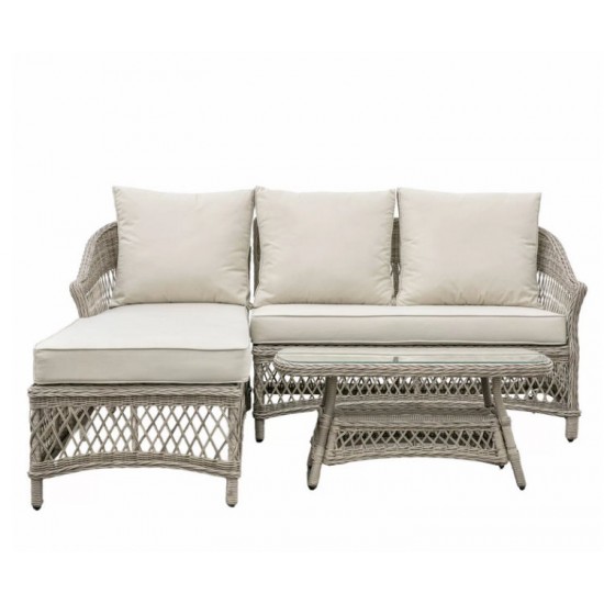 Gallery Direct Menton Chaise Sofa Set