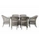 Gallery Direct Menton Oval Dining Set with 6 Chairs. 