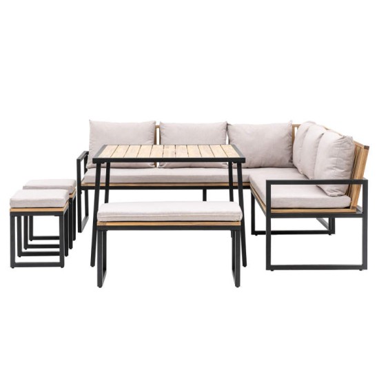 Gallery Direct Naples Corner Dining Set