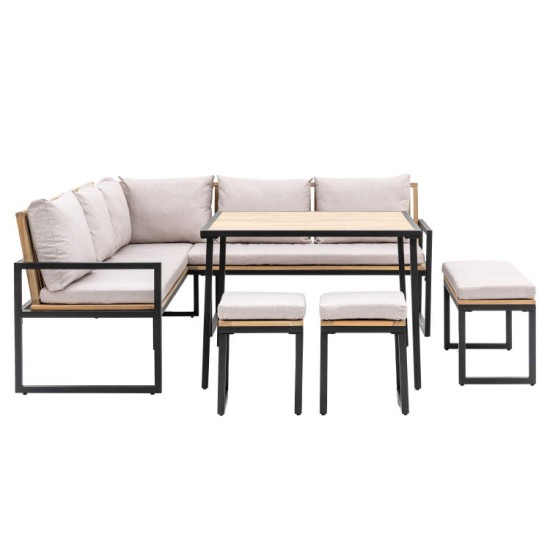 Gallery Direct Naples Corner Dining Set