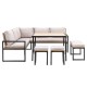 Gallery Direct Naples Corner Dining Set