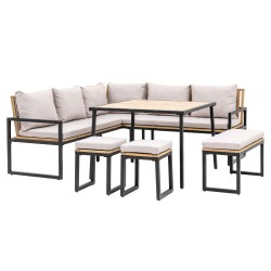 Gallery Direct Naples Corner Dining Set