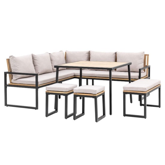 Gallery Direct Naples Corner Dining Set