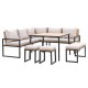 Gallery Direct Naples Corner Dining Set