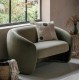 Gallery Direct Curvo Sofa - Moss Green