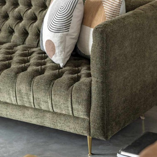 Gallery Direct Dalton Sofa - Moss Green Fabric