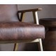 Gallery Direct Neyland 2 Seater Sofa - Brown Leather